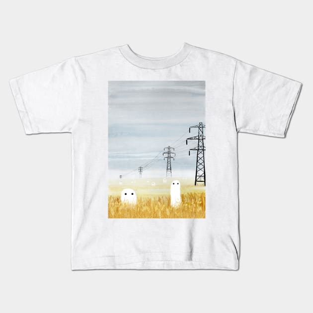 Fields Of Gold Kids T-Shirt by KatherineBlowerDesigns